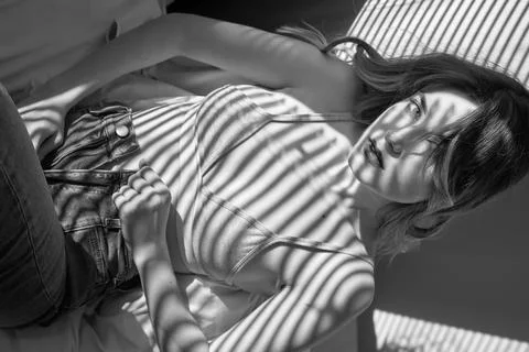 Sensual in sunlight Foto stock