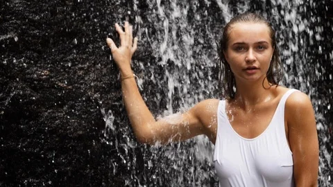 Sensuous babe Stock Footage 94105985