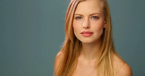 Sensuous blond beauty Video stock 80502276