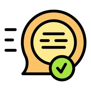 Sent message icon vector flat イラスト素材