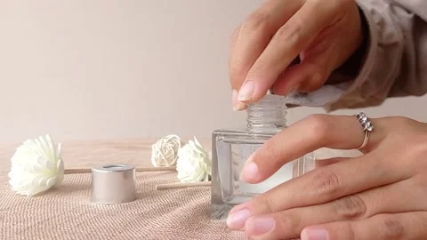 The sentenced perfume for daily use Stock Footage 146256378