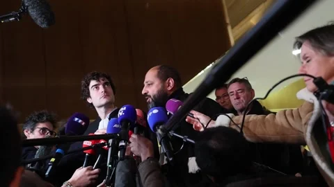 Sentences of up to 16 years in prison in the beheading trial of Samuel Paty, Par Stock Footage 296021891