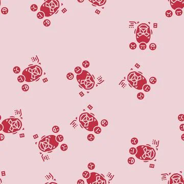 Sentiment analysis face nlp glyph seamless pattern Stock Illustration