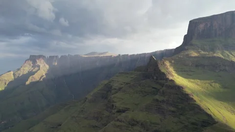 Sentinel Foothills decent Stock Footage 248074064