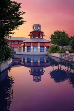 Sentosa &amp; Reflection Stock Photos