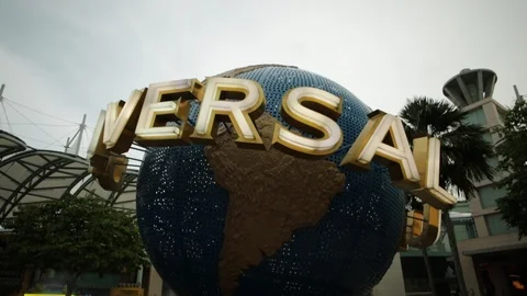 Sentosa Universal Studios Stock Footage 90647002