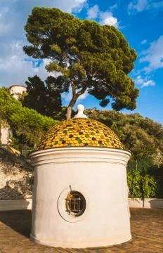 Sentry box on Bellanda tower in Nice Stock Photos