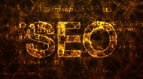 Seo - abstract animation Stock Footage 50156986