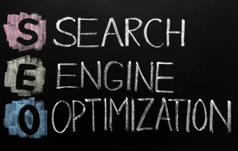 Seo acronym - search engine optimization Stock-Fotos