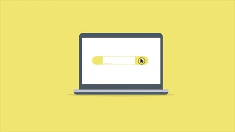 Seo analysis on laptop screen explaining page raking upgrade animation video Vídeo Stock 294512108