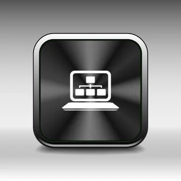 SEO analysis process vector concept with cool flat Stock-Illustration