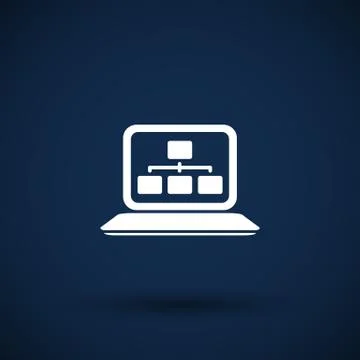 SEO analysis process vector concept with cool flat Stock-Illustration