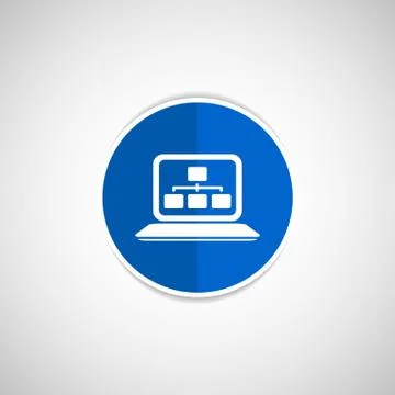 SEO analysis process vector concept with cool flat Stock-Illustration