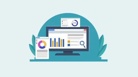 SEO Analytics for Optimized Search Performance Stock Footage 293423400