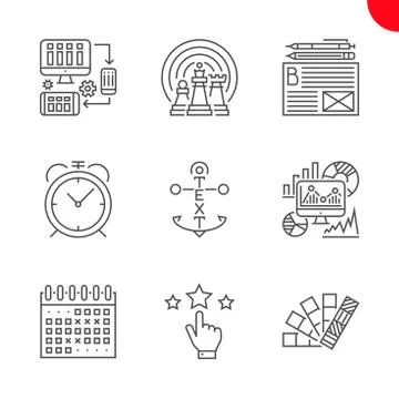 Seo and web opimization Stock-Illustration