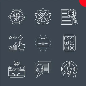 Seo and web opimization Stock Illustration