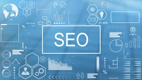 SEO, Animated Typography Stock Footage 116352730