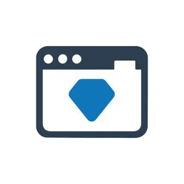 SEO Clean Code Icon 스톡 일러스트