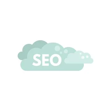 Seo cloud computing concept showing search engine optimization Illustrazione stock