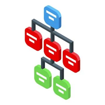 Seo code scheme icon isometric vector. Software tablet 스톡 일러스트