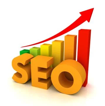 Seo concept 3d illustration Stock Illustration
