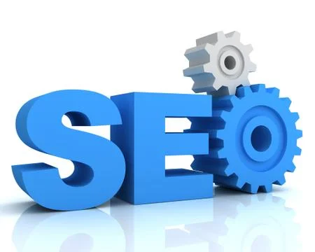 Seo concept 3d illustration Stock Illustration