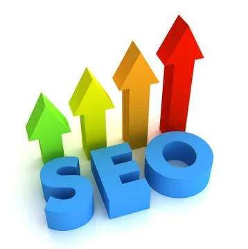 Seo concept 3d illustration Stock Illustration