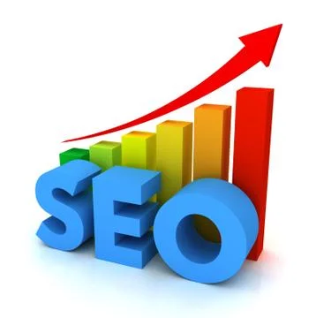 Seo concept 3d illustration Ilustração Stock