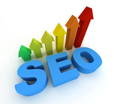 Seo concept 3d illustration Stock Illustration