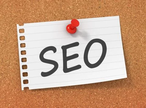 Seo concept  3d illustration 스톡 일러스트