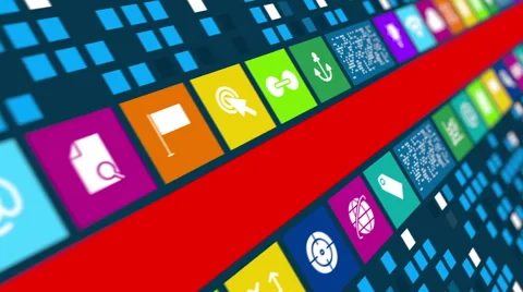 Seo concept animation with copy space . Seamless loop. Stock Footage 50062647