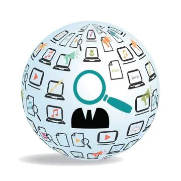 Seo concept Stock Illustration