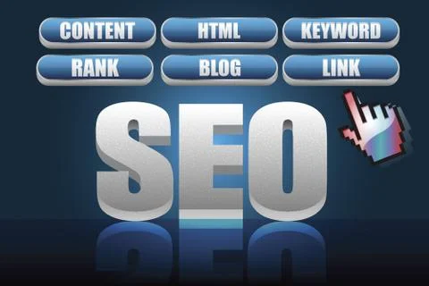 Seo concept Stock Illustration