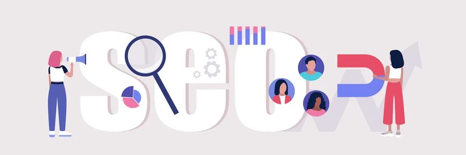 SEO concept Stock Illustration