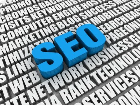 Seo concept illustration Stock Illustration
