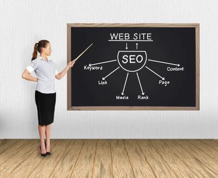 Seo concept Stock Photos