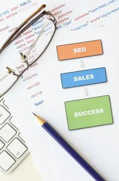 SEO concept Stock Photos