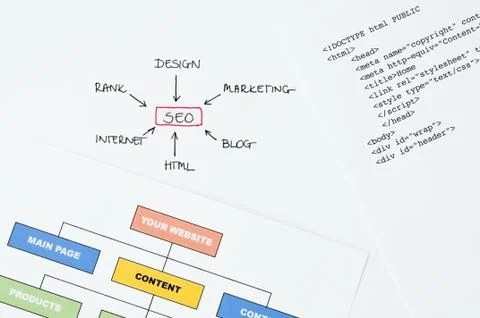 SEO concept Foto stock