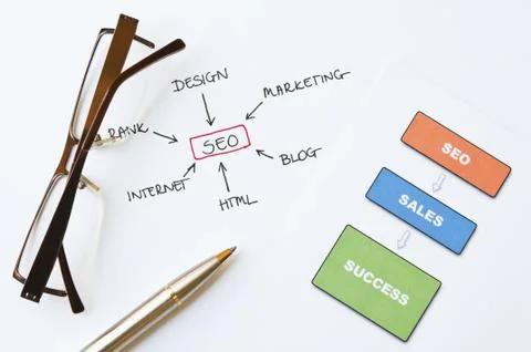 SEO concept Foto stock