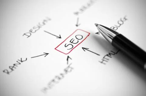 SEO Concept Foto stock