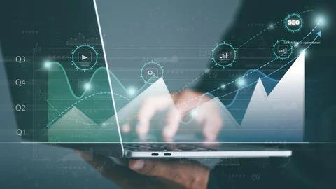 SEO Concepts Optimization Analysis Tool Search engine rankings social media.. 스톡 사진