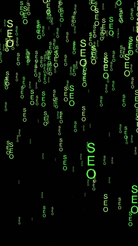 SEO data code matrix style Stock Footage 221492650