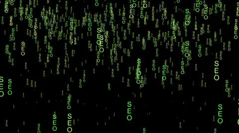 SEO data code on the web 스톡 일러스트