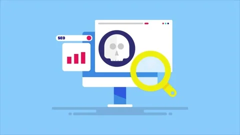 SEO Dead or alive concept, video animation. Video stock 240182267