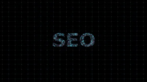 SEO, with digital binary code, digital coding, computational operation, IT Stock Footage 104949195