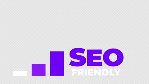 SEO Friendly Text Animation with Growing Bar Chart 库存影片 331565548