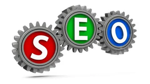 SEO gears Stock Illustration