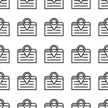 SEO gps seamless pattern vector illustration Stockillustratie