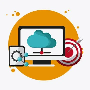 SEO graphic design, vector illustration Stock Illustration