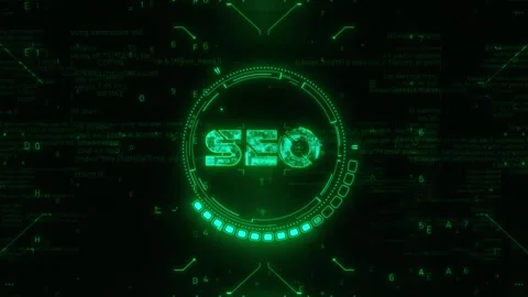 SEO HUD Background Stock Footage 343333792